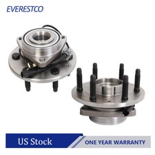 2X Front Wheel Hub Bearing Assembly For Chevrolet Silverado GMC Sierra 2014-2018