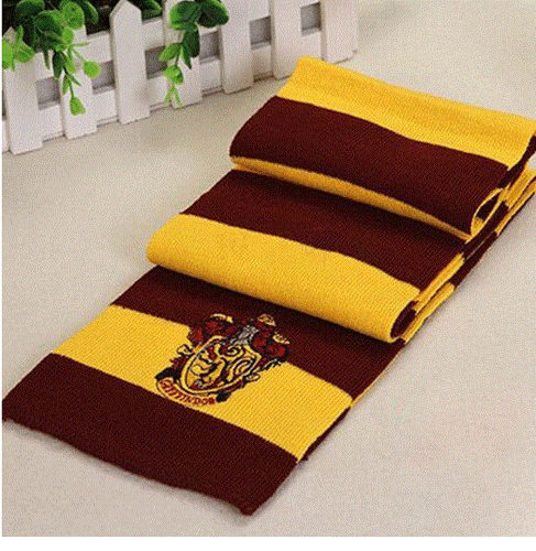 HARRY POTTER SCARF COSTUME GRYFFINDOR HUFFLEPUFF RAVENCLAW SLYTHERIN ADULT KIDS - Picture 5 of 12