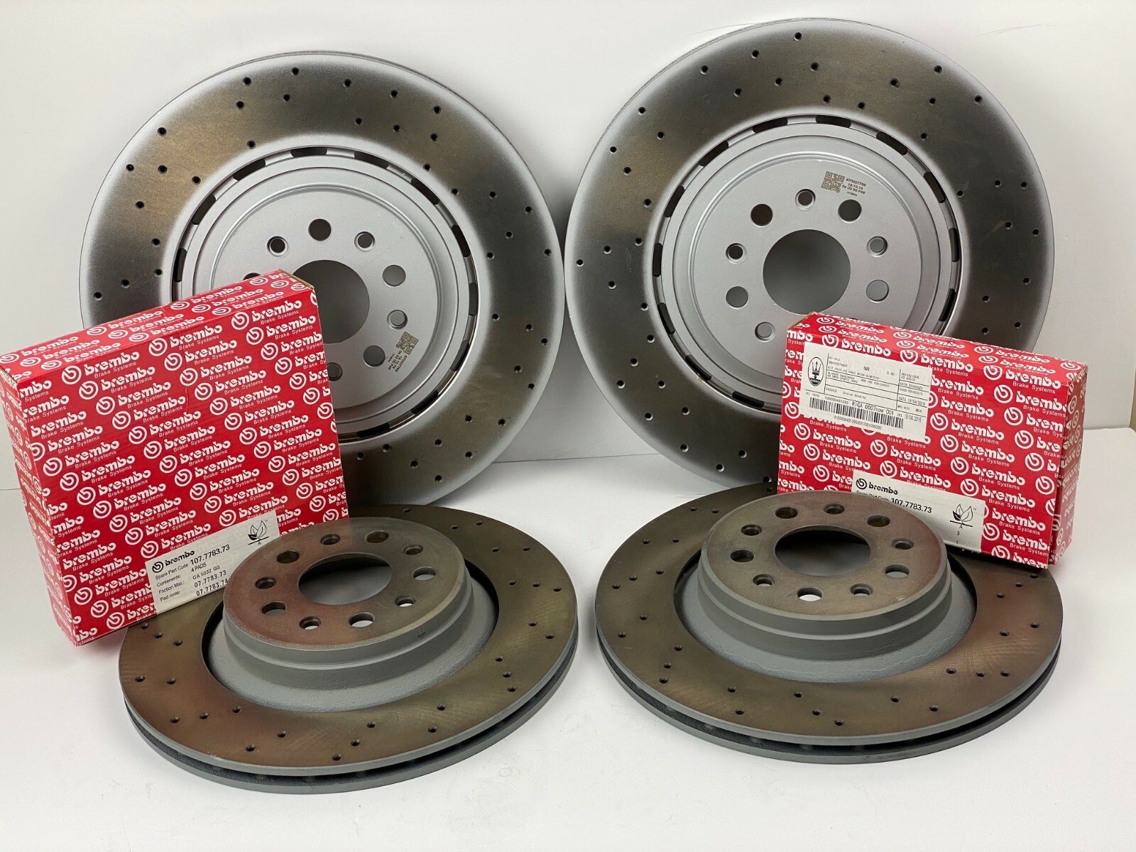 Maserati Levante S Front & Rear Brake Pads & Rotors eBay