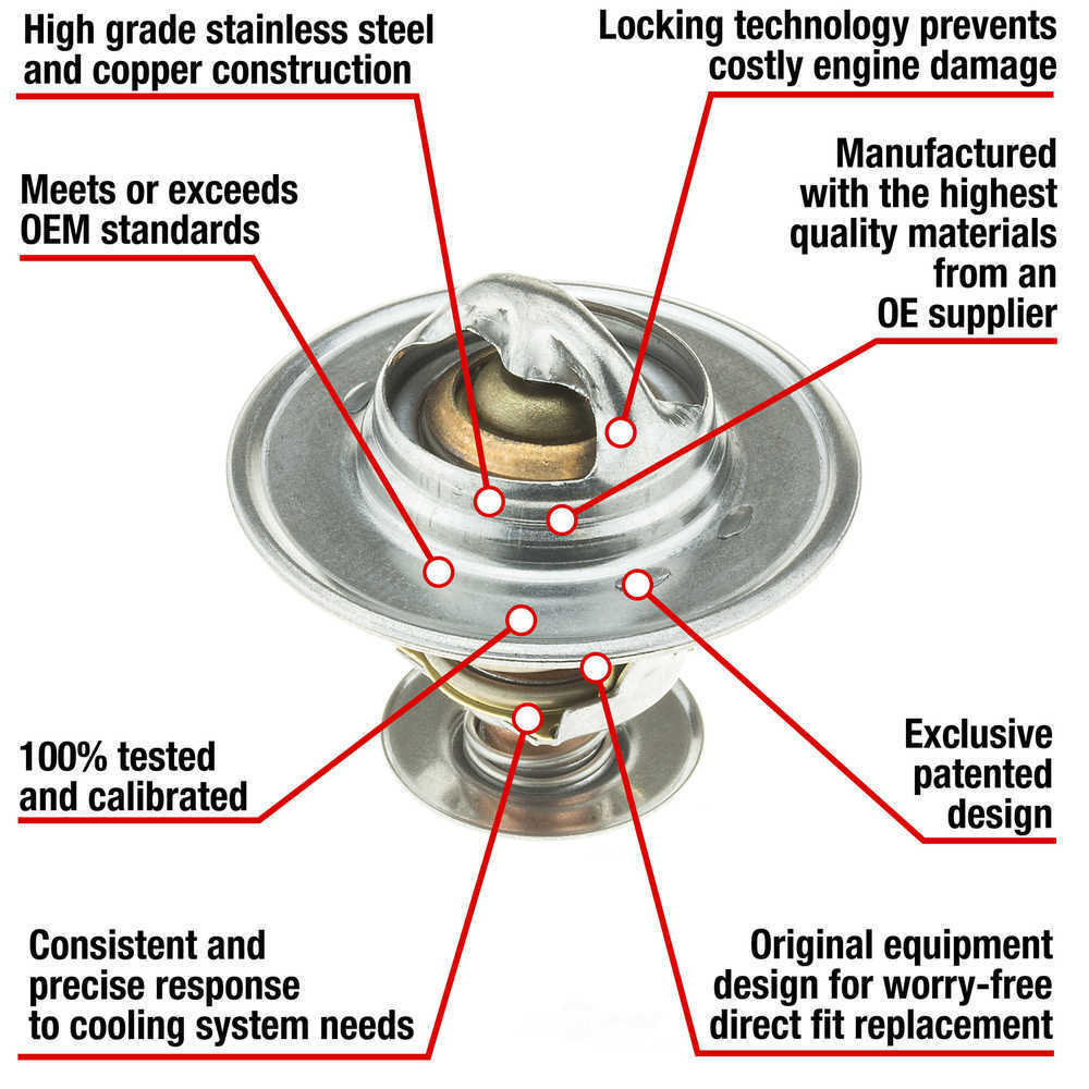 Engine Coolant Thermostat-Fail-safe Coolant Thermostat Motorad 7233-192