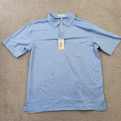 Peter Millar Shirt Boys XL (13-14) Years Kids AOP Summer Comfort Short Sleeve