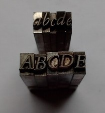 Garamond Corsivo corpo 6 - Caratteri mobili tipografici in piombo per la stampa