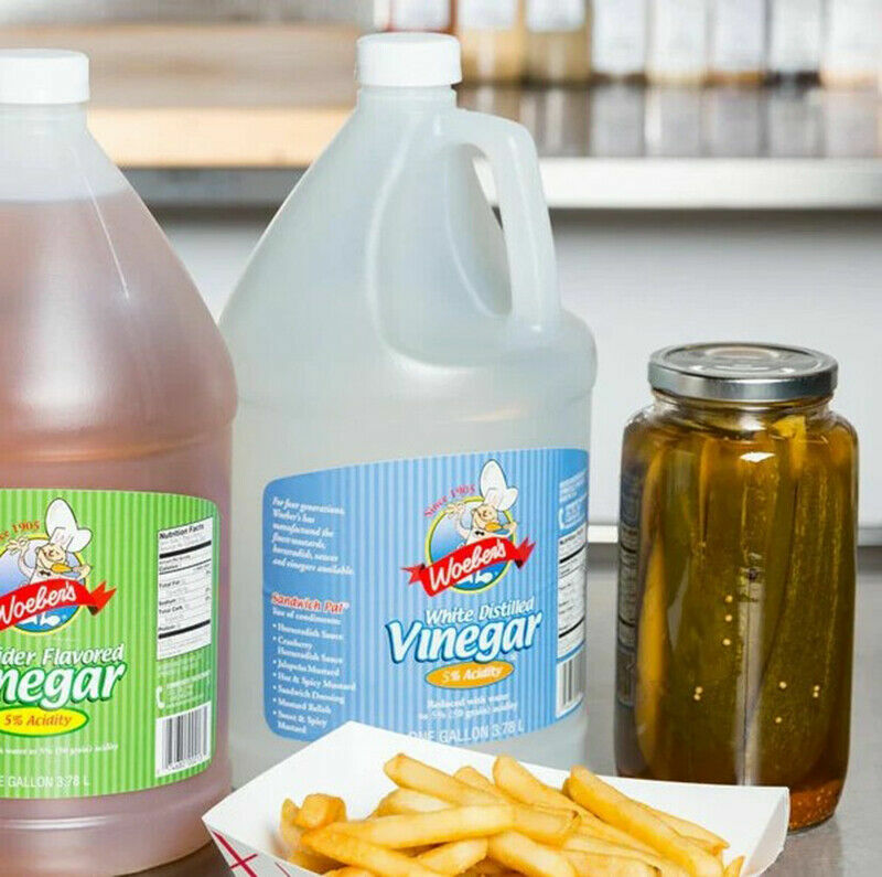 (4/Case) 1 Gallon Distilled White Vinegar Gluten Free Bulk Wholesale Supply eBay