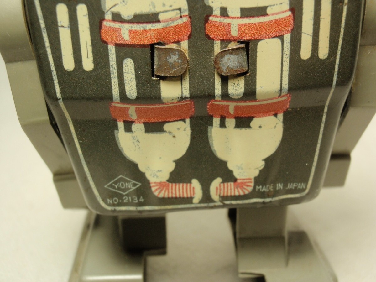 Vtg Yone Japan Robot Wind Up Toy *As-Is* | eBay