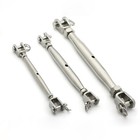 Turnbuckle Wire Tensioner Rope Strainer Stainless Steel Hook Eye Cable Tension