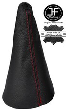 RED STITCH REAL LEATHER GEAR STICK GAITER FOR CITROEN SAXO VTR VTS 1996-2004