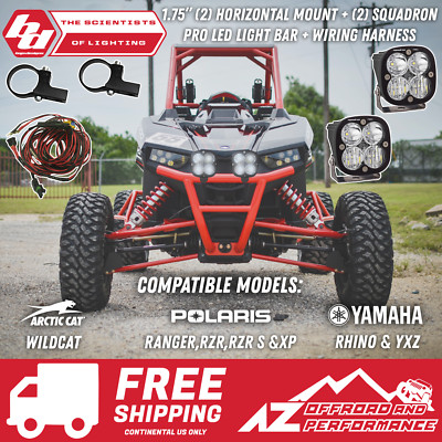 BAJA DESIGNS Horizontal Squadron Pro Light Kit 1.75'' For Polaris RS1 497104