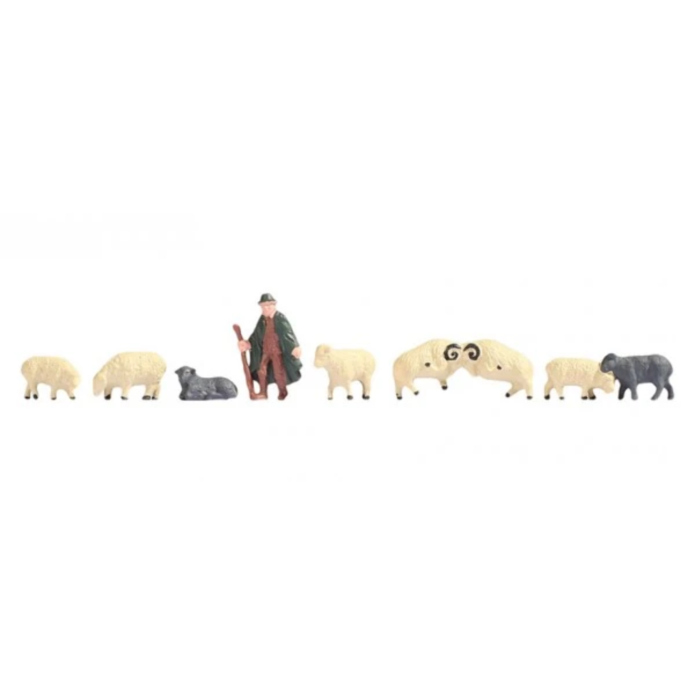 Noch 18210 HO/OO Gauge Shepherd and Sheep