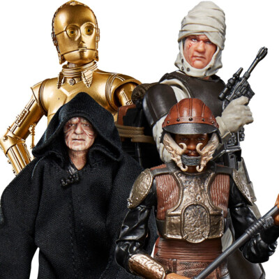 Star Wars Black Series Archive Action Figure Wave 4 Lando C-3PO Emperor Dengar