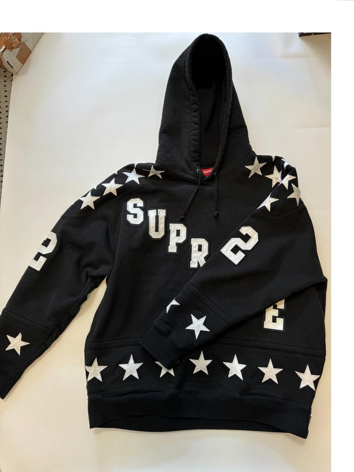 Sudadera con Capucha Supreme Hockey Negra Talla S (FW22) Foto 3 de 4