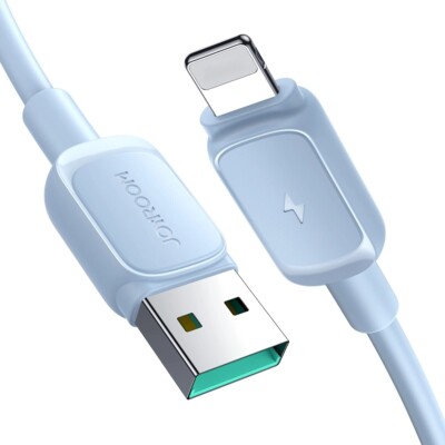 1,2 m Joyroom USB-Kabel - USB TPE Ladekabel Blau - Spannung bis zu 3 A