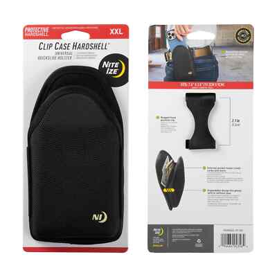 Nite Ize Clip Case Hardshell Universal QuickSlide Holster XXL Belt Clip Phone