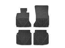 WeatherTech All-Weather Floor Mats for BMW 7-Series Li 09-12 1st 2nd Row Black