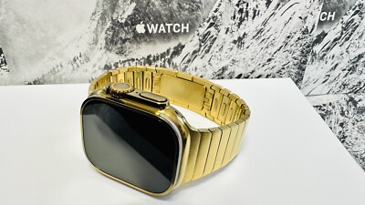 Apple Watch ULTRA 3 49mm GOLD Anodized Titanium Gold Plated Band