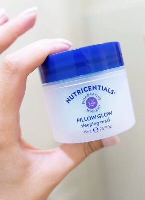 Nu Skin Nuskin Nutricentials Pillow Glow Sleeping Mask Hydration NEW 12/27