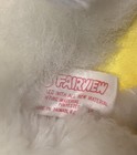 Vintage Fairview White & Yellow Satin Easter Bunny Rabbit Plush — photo 7