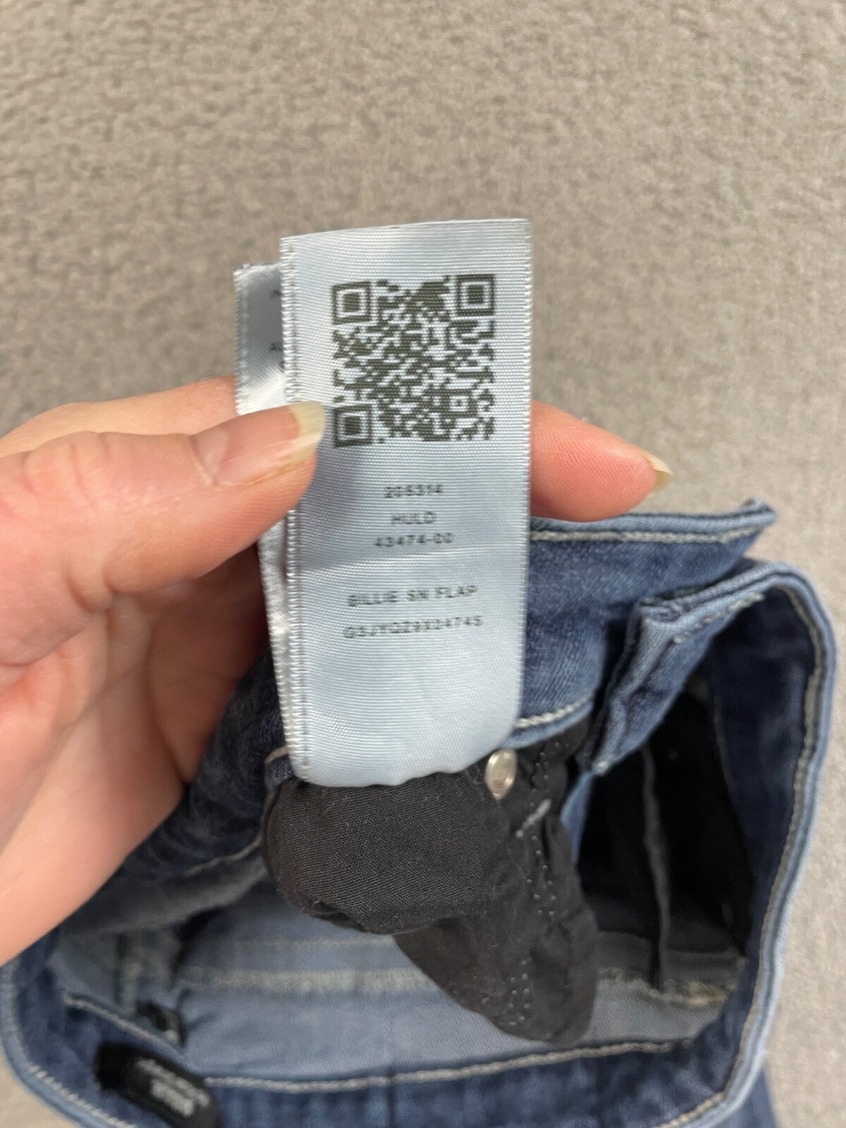 True Religion Jeans Womens 26 Blue Mid Rise Billie Straight Flap Thick Stitch thumbnail 7