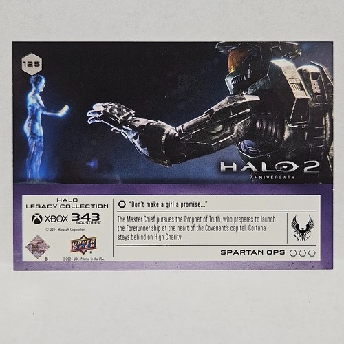 Upper Deck Halo Legacy Collection The Story So Far Green Spartan Ops #125 - Picture 2 of 2