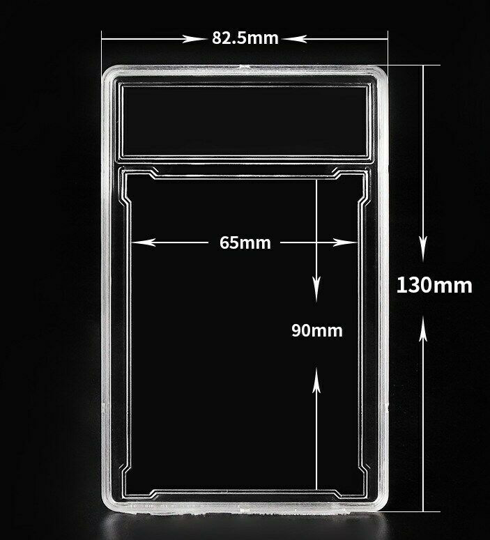 35pt Card Holder Clear Empty Graded Card Slab For Pokmon & Trading Cards 35pt Thickness, Comparable To PSA Slabs 35pt Card Holder Clear Empty Graded Card Slab For Pokmon & Trading Cards 35pt Thickness, Comparable To PSA Slabs