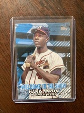 HANK AARON 2022 Topps Series 1 WELCOME TO THE SHOW #WTTS-13 Milwaukee Braves