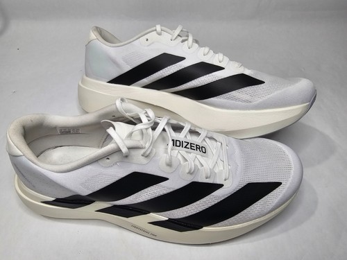 Adidas Adizero Evo SL Men's Size 13 White/Black Lightweight Running Shoes JH6206