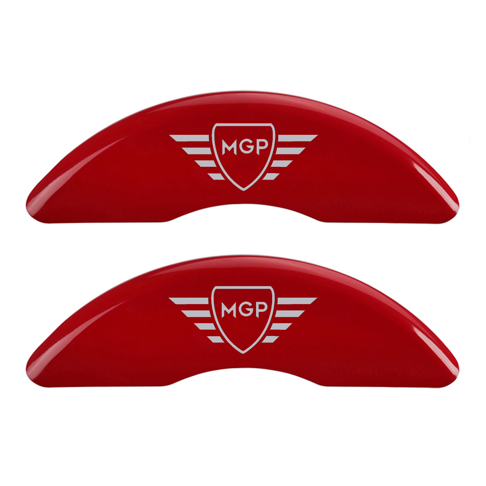 4pc Red Caliper Covers w/Silver MGP Logo for 20122013 Mercedes SL550 w