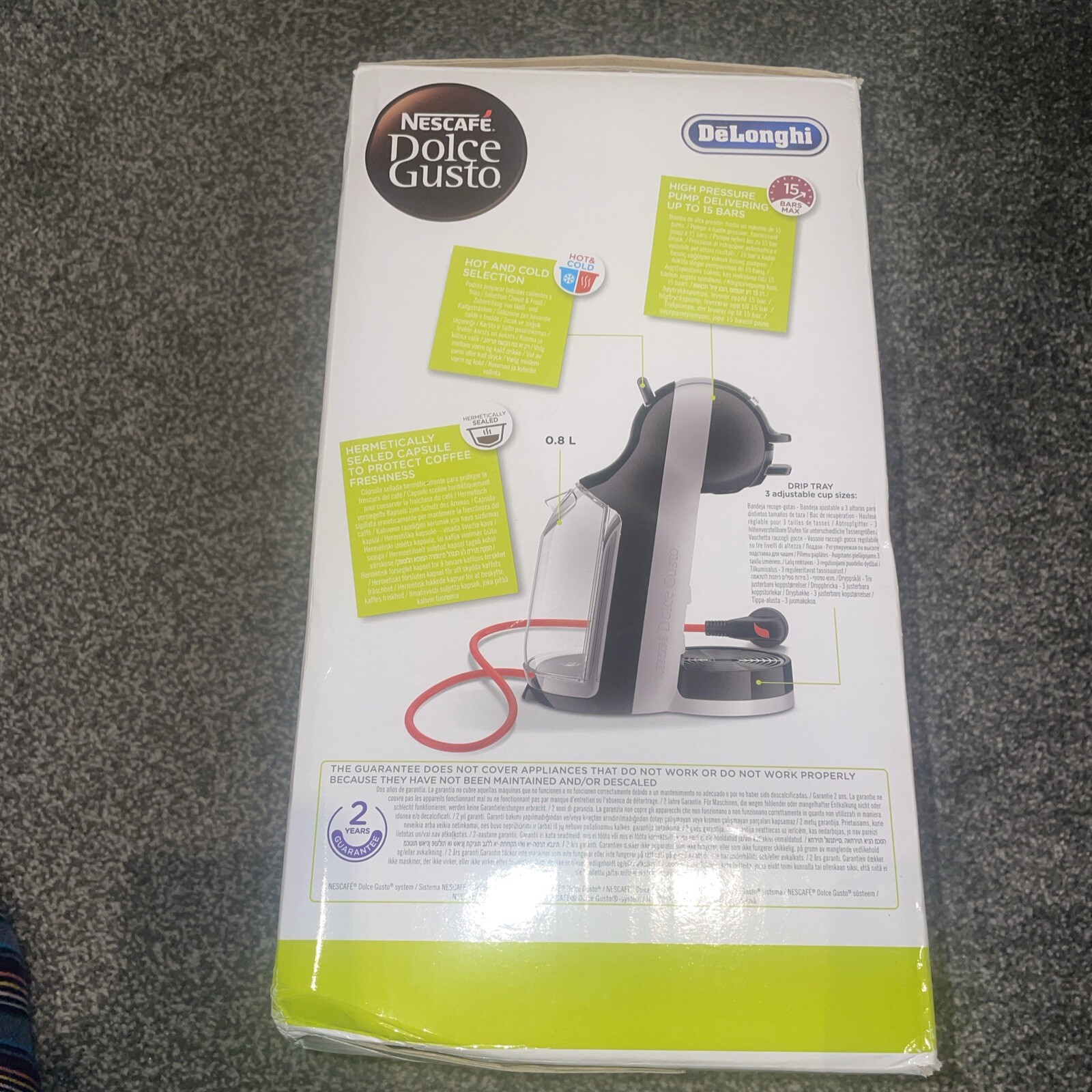 De’Longhi Nescafé Dolce Gusto Jovia Coffee Machine Black 787269175228