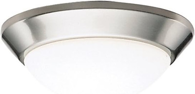 8880NI Flush Mount Ceiling Lighting Round, Brushed Nickel 1-Light (10'' W X 4.25''