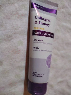 NEW Envy  Collagen & Honey  Purifying Facial cleanser 6.76 Fl oz Sealed