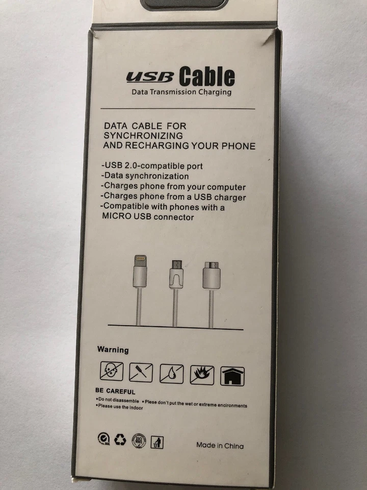 USB Type C Data Charger Charging Cable Cord for Samsung Galaxy S8 LG G6 ZTE ZMAX - Image 3 of 4