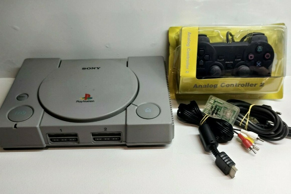 PLAYSTATION 1 SONY PS1 PAL CONSOLE COMPLETA SENZA GIOCHI ORIGINALE USATA