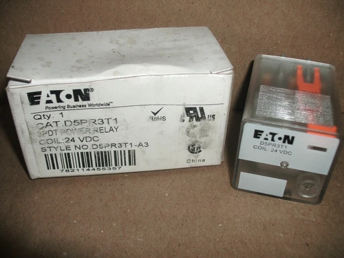 EATON D5PR3T1 SPDT POWER RELAY 24VDC COIL