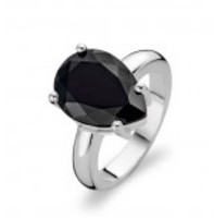Genuine Ti Sento Silver Black Cz Set Tear Drop Ring 1827zb Size 56 £75 Genuine Ti Sento Silver Black Cz Set Tear Drop Ring 1827zb Size 56 £75