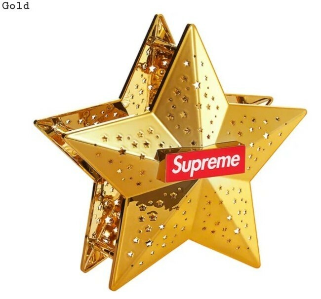 supremeプロジェクティングスターツリートッパー（USプラグ）ゴールドカラー supremeプロジェクティングスターツリートッパー（USプラグ）ゴールド