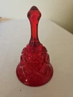 Fenton Carnival Glass Red Bell Vintage