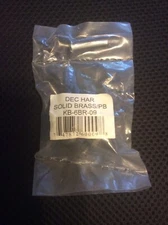 DEC HAR Solid Brass KB-6BR-09 Satin Nickel Knob- New