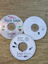 Health Bundle PC CD-ROM New Healthy Cooking, Pill Book, Family Medical Guide