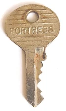 Vintage Key Fortress Appx 1-1/2" Padlocks File Cabinet Desk Drawer Lockbox