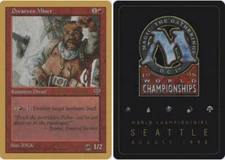 [1x] Dwarven Miner - Sideboard - Ben Rubin - 1998 Slight Play, English World Cha