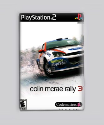 COLIN MCRAE RALLY  / PS2 - 2''x3'' FRIDGE MAGNET (playstation 2 retro