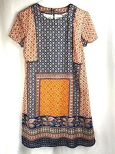 Speechless Women's Small S Short Sleeve Lined Cottagecore Floral Print Dress