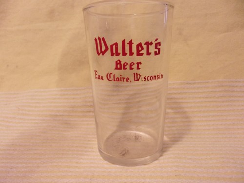 WALTER'S BEER EAU CLAIRE WISCONSIN Beer Glass - 第 4/4 張圖片