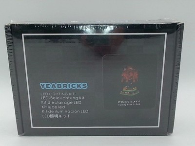 YEABRICKS LED Light Kit For Red Bonsai Tree 10281, Compatible 10281