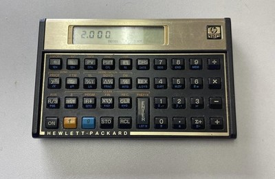 Hewlett Packard HP 12C Vintage Financial Calculator