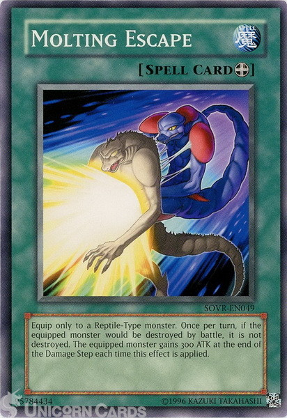 SOVR-EN049 Molting Escape Common UNL Edition Mint YuGiOh Card