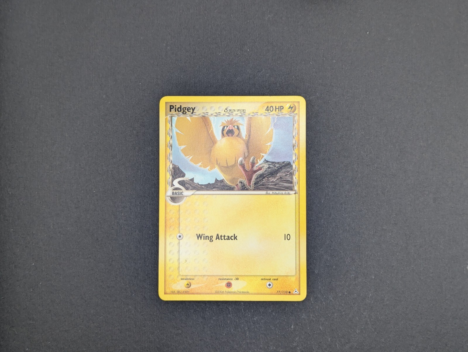 Pokemon TCG Delta Pidgey 77/110 EX Holon Phantoms Regular Common - NM