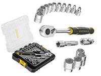 "SteckschlüSselsatz Stanley Black+Decker 18-Teilig 3/8\" Mit Ratsche"