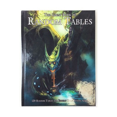 DiceGeeks RPG Great Book of Random Tables (POD) VG+/NM