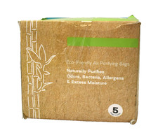 Clear Air Bamboo Charcoal Air Purifying Bags 5 Pack For Home Purifier Activated