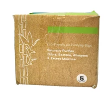 Clear Air Bamboo Charcoal Air Purifying Bags 5 Pack For Home Purifier Activated